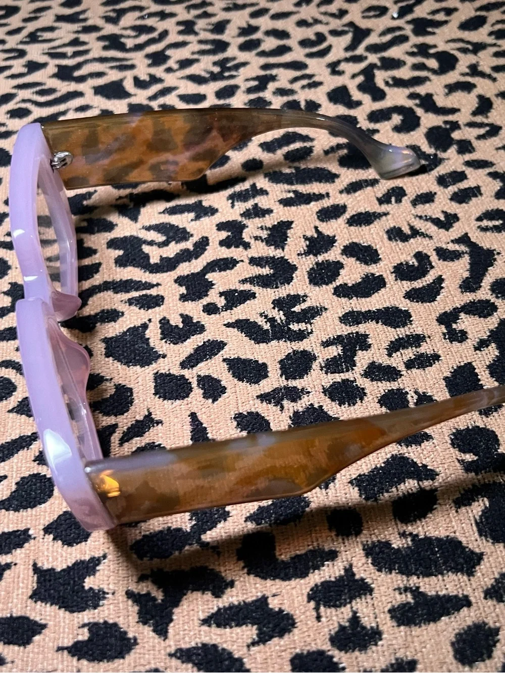 Purple Thick Frame Blue-Light Glasses — Never Worn 🕶️🤎